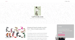 Desktop Screenshot of lafrivole.com